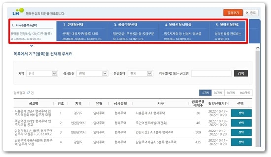 국민임대주택 자격